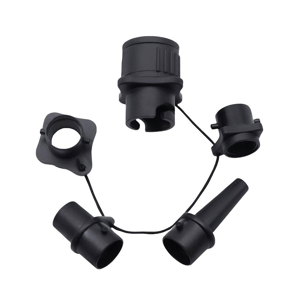 Air Valve Adaptor with Nozzles Inflatable Pump Adapter Air Valve Conversion Head for Inflatable Boat Stand-Up Paddleboard Bed