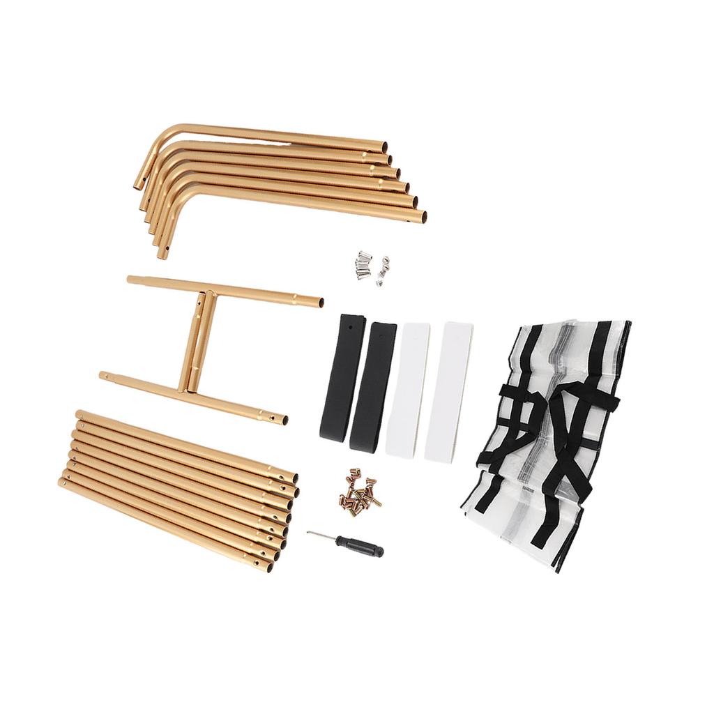 Wedding Sign Holder Carbon Steel Heavy Duty Metal Easel Sign Stand with 4 PU Leather Straps   Height