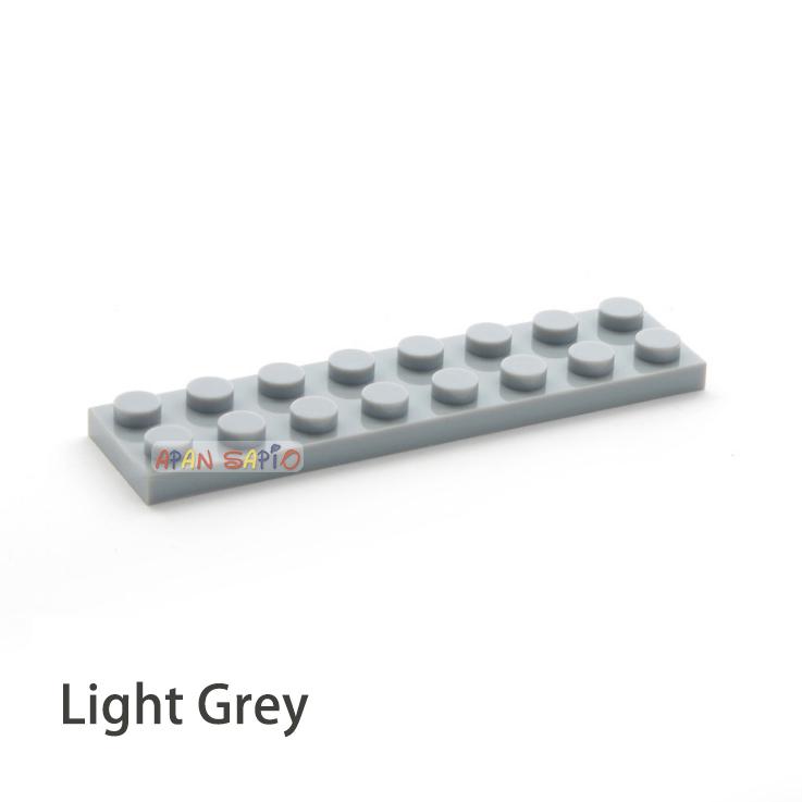 40pcs DIY Building Blocks Thin Figures Bricks 2x8 Dots 13Color Educational Creative Size Compatible With 3034 Toys for Children