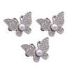 Pack Of 3 Adjustable Butterfly Waist Buckles Metal Jeans Waistband Tightener For Women NonSewing Waist Extender