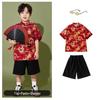 June 1 Children's Cheerleading Outfit Guochao Tang Suit for Boys and Girls - Chinese Style Poetry Recitation and Chorus Costume
