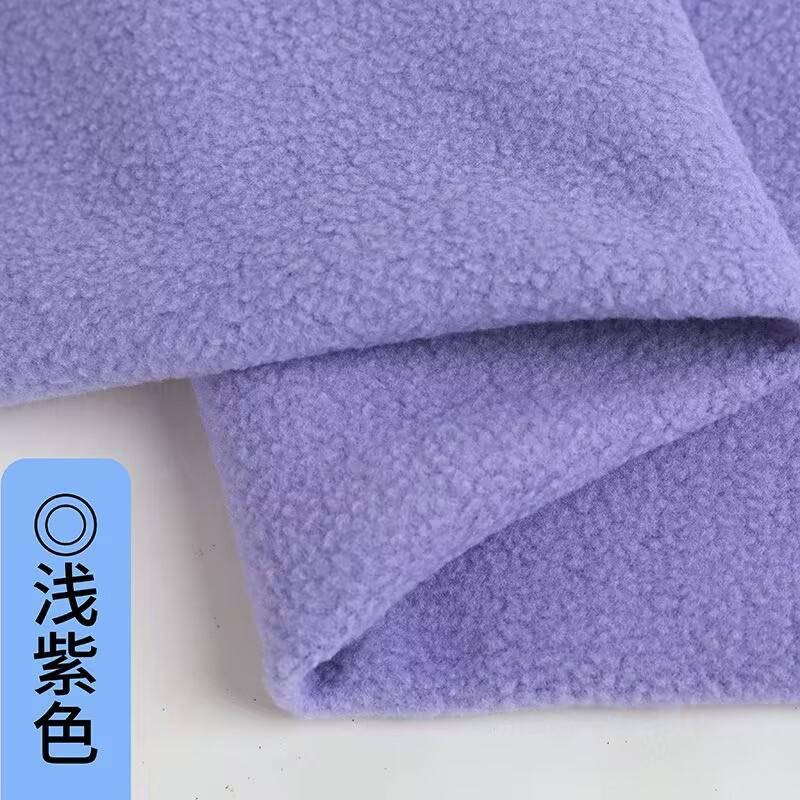 Polarfleece Tykt Stoff Kort Plysj Korallfleece Dukkestoff DIY Håndlaget Søm Høst Vinter Kåpe Klær Sjal Fôrstoff