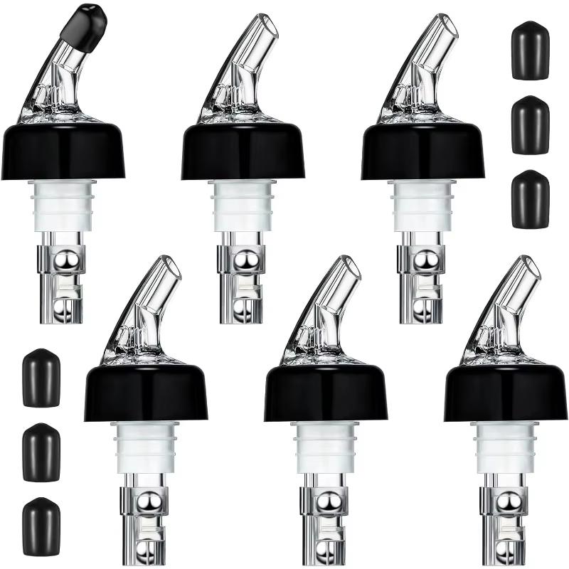 Automatic Measured Bottle Pourer Spout Bottle Pourer Liquor Bottle Pourers Bottle Jigger Quick Shot Spirit Measure Pourer