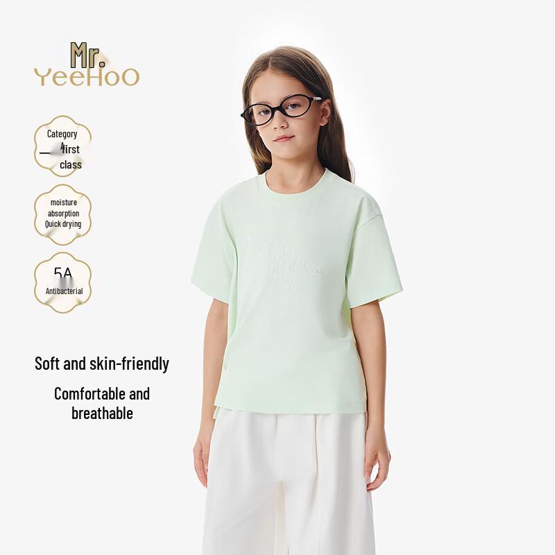 YEEHOO Girls  Cooling Short-Sleeve T-Shirt 140
