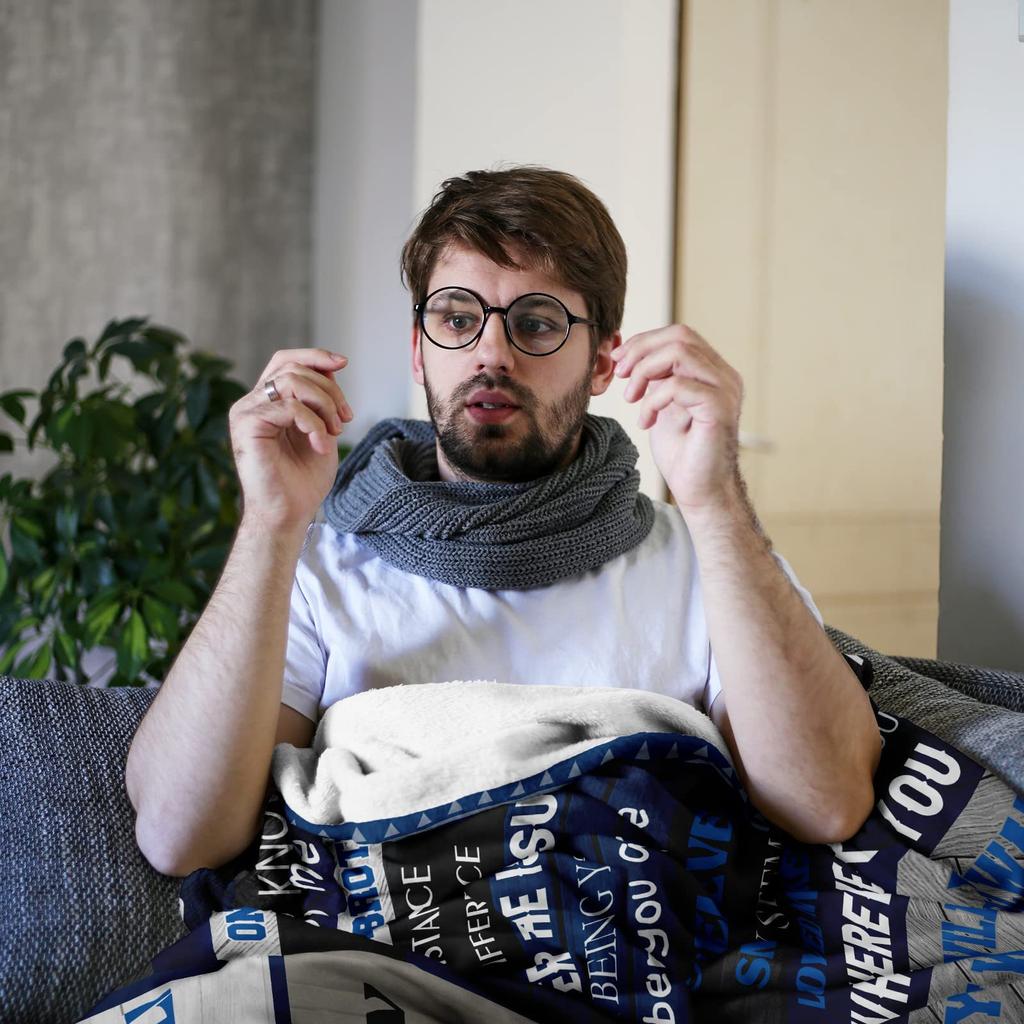 Gift For Brother Blanket Flannel Soft Comfortable Home Blanket Warm Blanket Birthday Holiday Gift