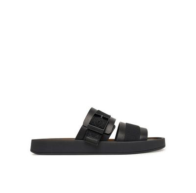 Шлёпанцы Calvin Klein Ergon Buckle Sandal Wb Lth Aop