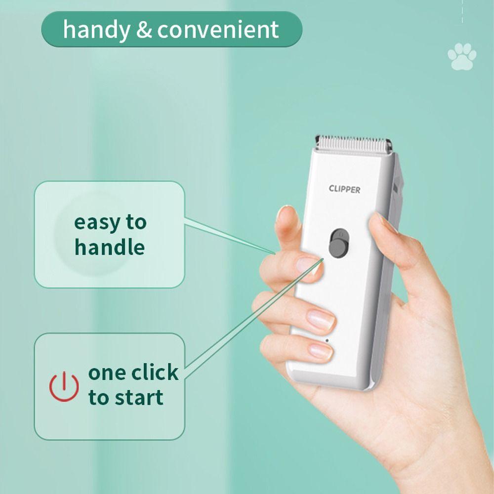 Professional Dog Hair Clipper Low Noise Waterproof Cat Grooming Clipper Wireless Mute Pet Hair Trimmer For Cats and Dogs