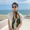 90x90cm Satin Headscarf Print Hair Towel New Square Scarf