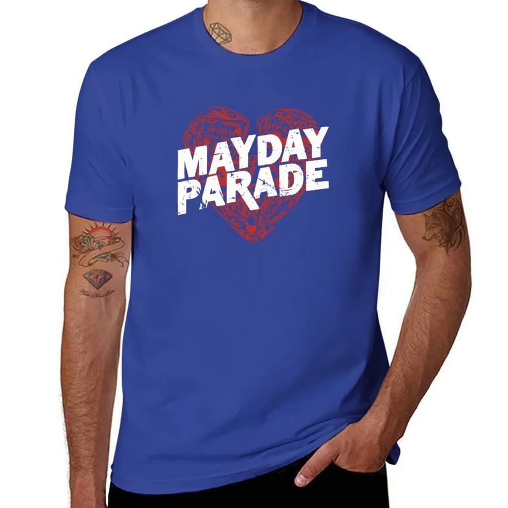 heart art mayday parade logo T-Shirt vintage tees vintage graphic tee workout shirts for men