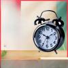 Metal Electroplated Ringing Bell Double Ringing Bell Mute with Light Clock Wake Up and Go To Work Set Alarm Clock