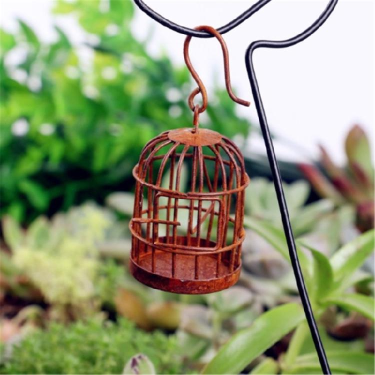 Iron Art Birdcage Decors Vintage Charm For Garden And Patio Succulent Display Iron Birdcage Vintage Model
