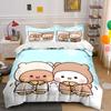 Snowy Bears' Warm Hug Bedding Sets Duvet Covers Pillowcases(1* Duvet Cover 2* Pillowcases Without Duvet Insert)