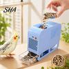 Birdseed Waste Collector Electric Shell Separator, Bird Feed Blowing Machine, Separator Automatic Millet Husk Remover for Parrots Cockatiels Food Cage