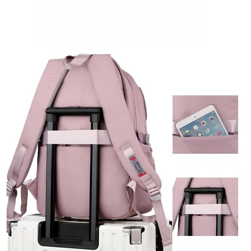 Fashion Girls School Backpack School Bags Teenage Laptop Backpack Casual Travel Backpack Book Bag Children Schoolbag Waterproof
