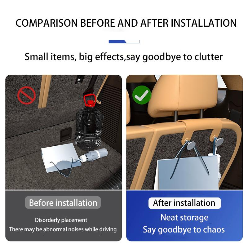 Car Trunk Hook For DENZA D9 2025 2025 3rd Row Seat Storage Hook Neat Storage of Accessories