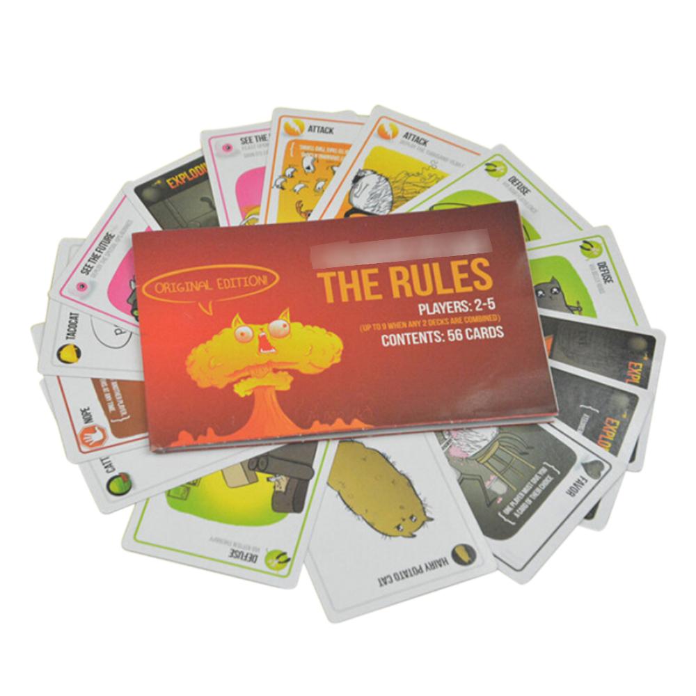 Karta pro volný čas Karta Exploding Kitten Pastýř Dospělí Volný čas Večírek Rodina Děti Vzdělávací hračka