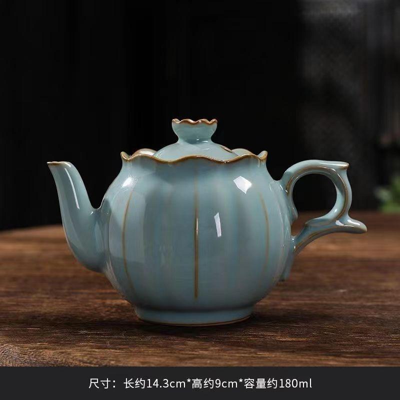 

Китайский чайник для заваривания чая Ru Kiln Чайный сервиз Kung Fu Керамический чайник для заваривания чая Аксессуары