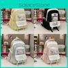 Cartoon Pattern Animal Lightweight Backpack Fashionable And Fresh Student Bag