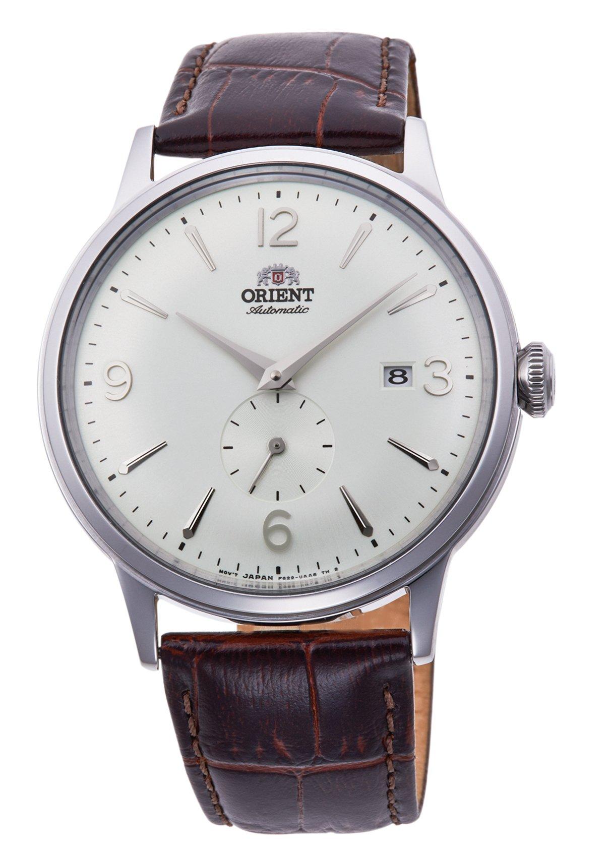 

Orient Bambino Automatic Watch, Mechanical, Made in Japan, with Japanese Manufacturer s Warranty, RN-AP0002S, Men s, White, Silver