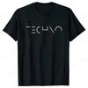 Musica Techno Design Minimalista per DJ Festa Rave, Festival T-Shirt Kawayi Maglietta Divertente Unisex Su