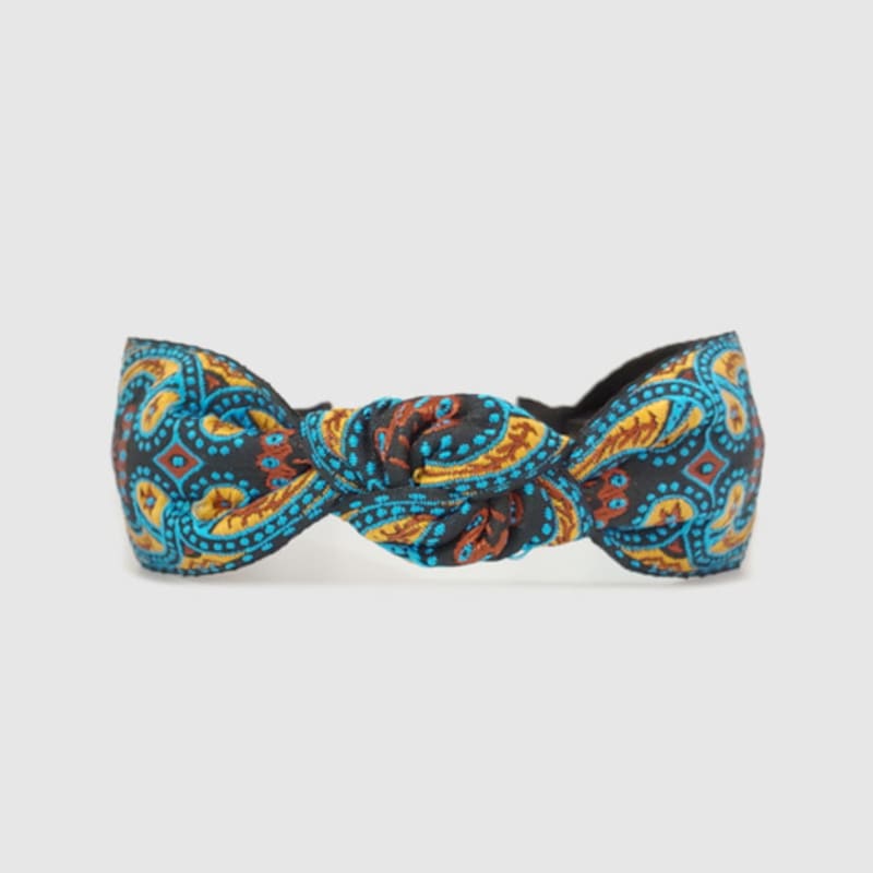 LALA Ethnic Paisley Hairband - Green