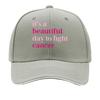 Its A Beautiful Day To Fight Cancer Pink Quote Sandwich Baseball Cap Sun Cap Outdoor Workouts Hat