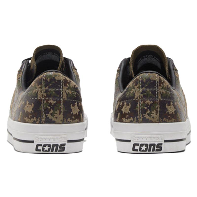 Converse One Star Pro Pro Comfortable and Versatile Low-top Board Shoes for Men and Women In Brown and Green