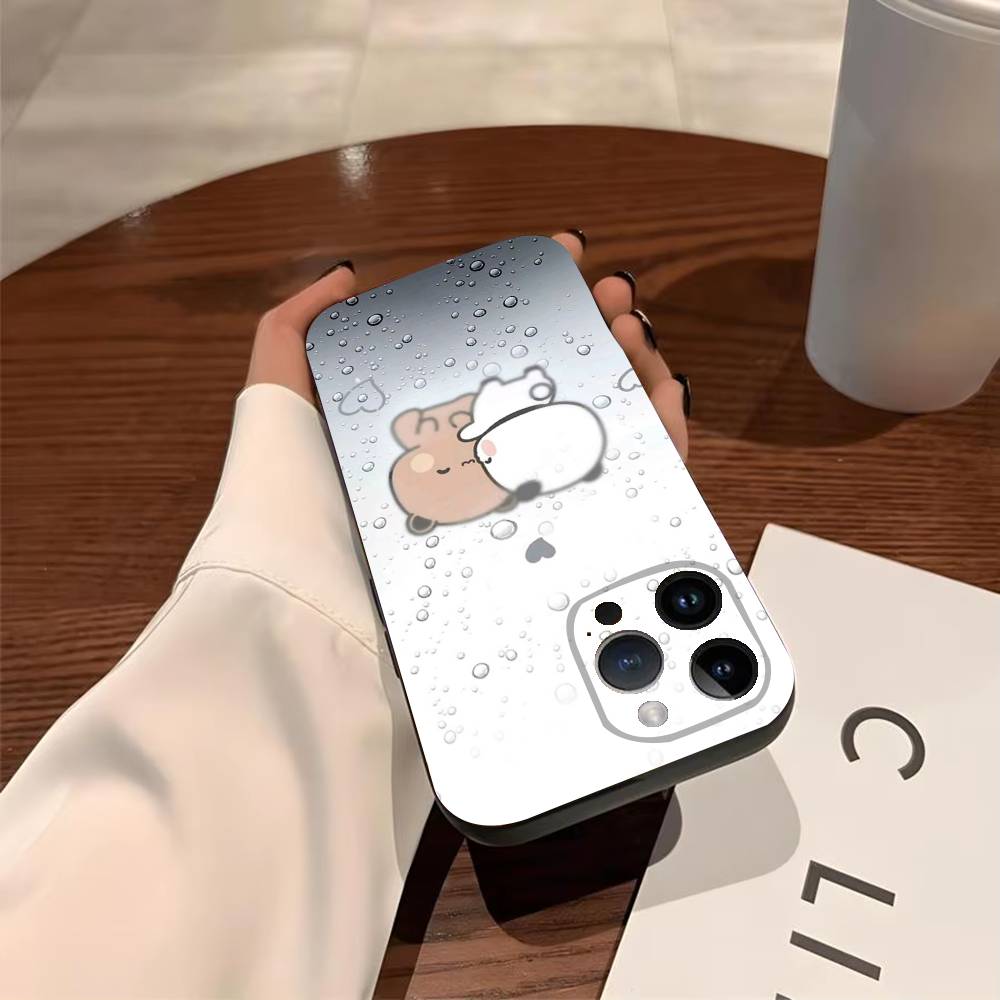 D-DUDU B-BUBU Phone Case For iPhone 17,16,15,14,13,12,11,Pro,X,Xs,MAX,Plus TPU Soft To Skin-friendly Cover