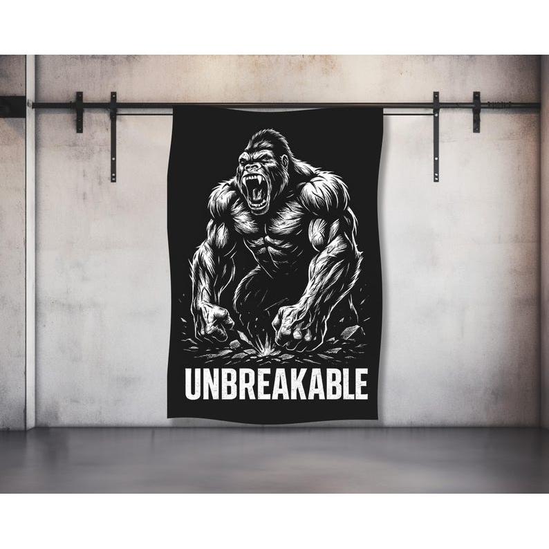The Indestructible Gorilla tapestry 75x100