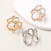 Scarf Ring Clip for Women, Polished Edges No Snag Clip Buckle, Non-Slip Silk Scarf Ring Wrap Holder for Shawl Scarves