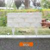 Outdoor Garden Fence and Flower Bed Retaining Wall for Lawns