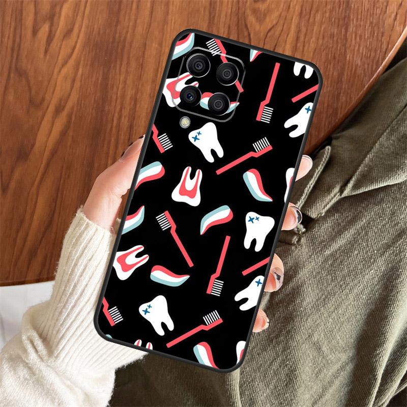 Dentist Tooth Dental Hygienist Case For Samsung Galaxy M12 M32 M52 M35 M55 M15 M11 M13 M14 M06 M16 M36 M56 M31 M53 M34 M54
