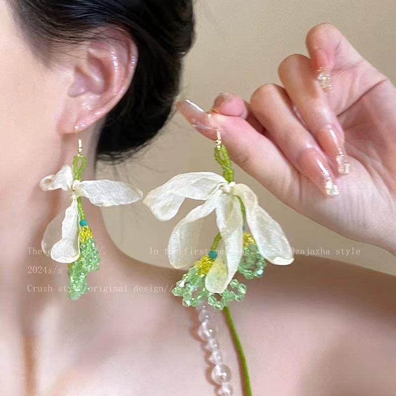 Color Dopamine Earrings, Sweet Super Fairy Temperament, Simple Personality and High Value Niche Earrings