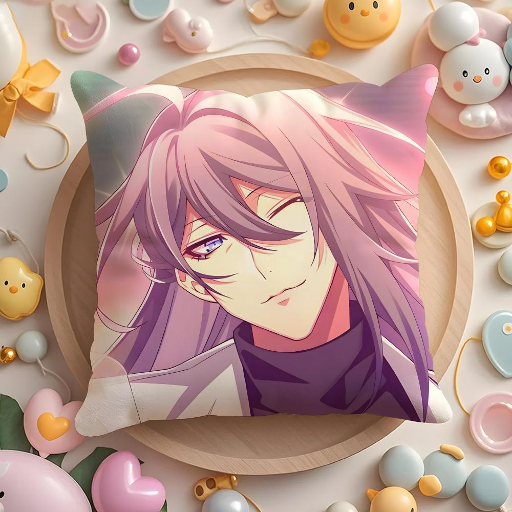 H-Hypnosis Mic cartoon Cushion Cover Home & Car Multi-Scene Pillow Cover - Reversible, Soft & Durable for Daily Use