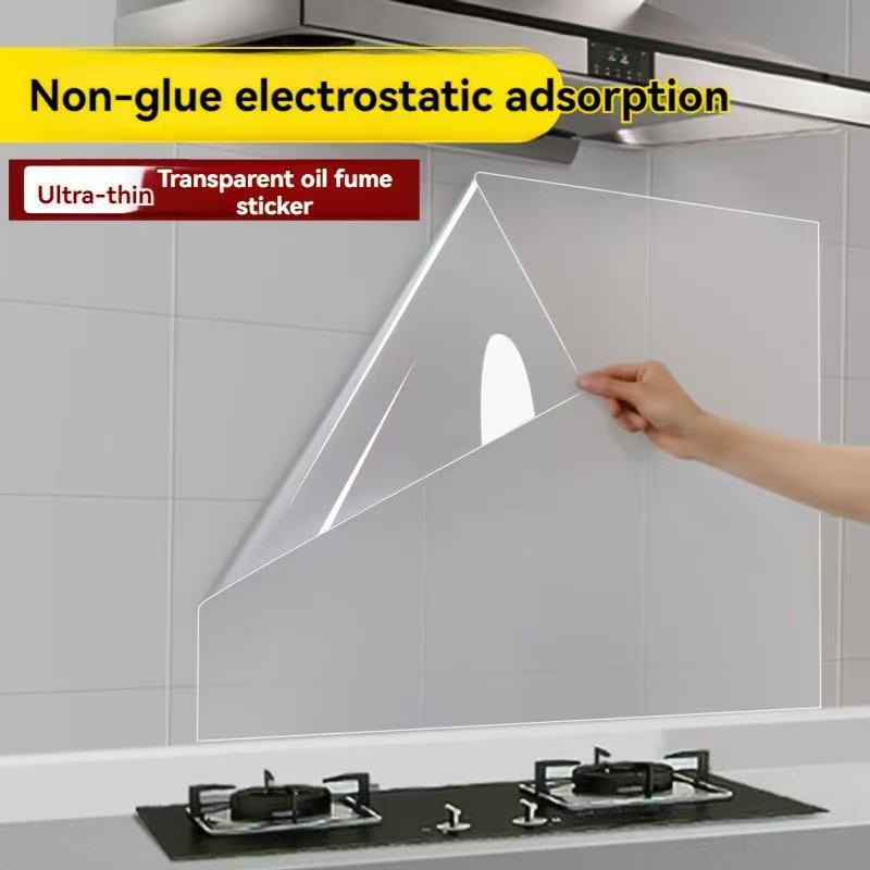 Pellicola da Cucina Static Cling per Pareti: Protezione per Piastrelle e Mobili Senza Adesivo, Anti-Olio, Impermeabile