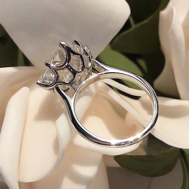 CopperCubic Zirconia Crystal Rings for Women Luxury Trendy Wedding Accessories Fashion Contracted Jewelry