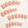 Solid Nude Color False Nail for Girls Durable Full Cover Fake Strong Adhesive for Hot Girl Dress Matching