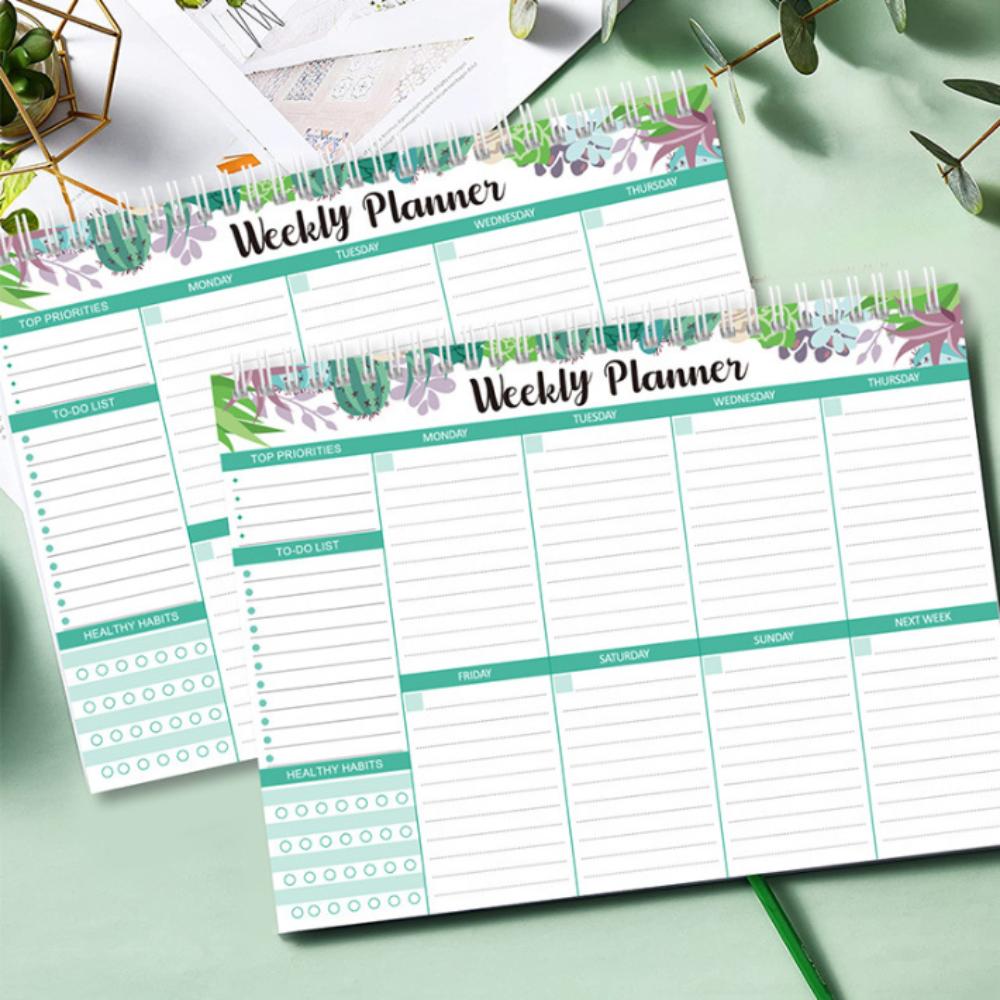 

Широкий планировщик дел, еженедельный планировщик еды, расписания, список дел, блокнот школьных принадлежностей