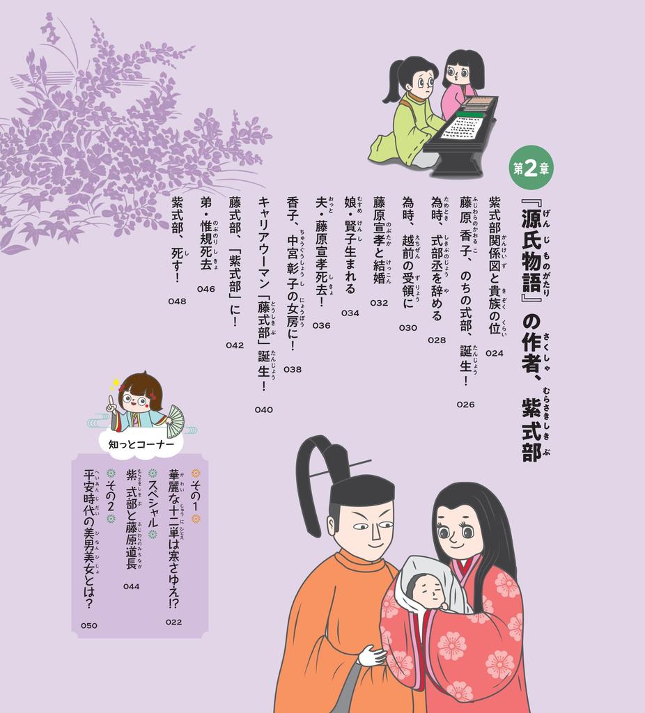 Learn through character illustrations! The Tale of Genji illustrated guide