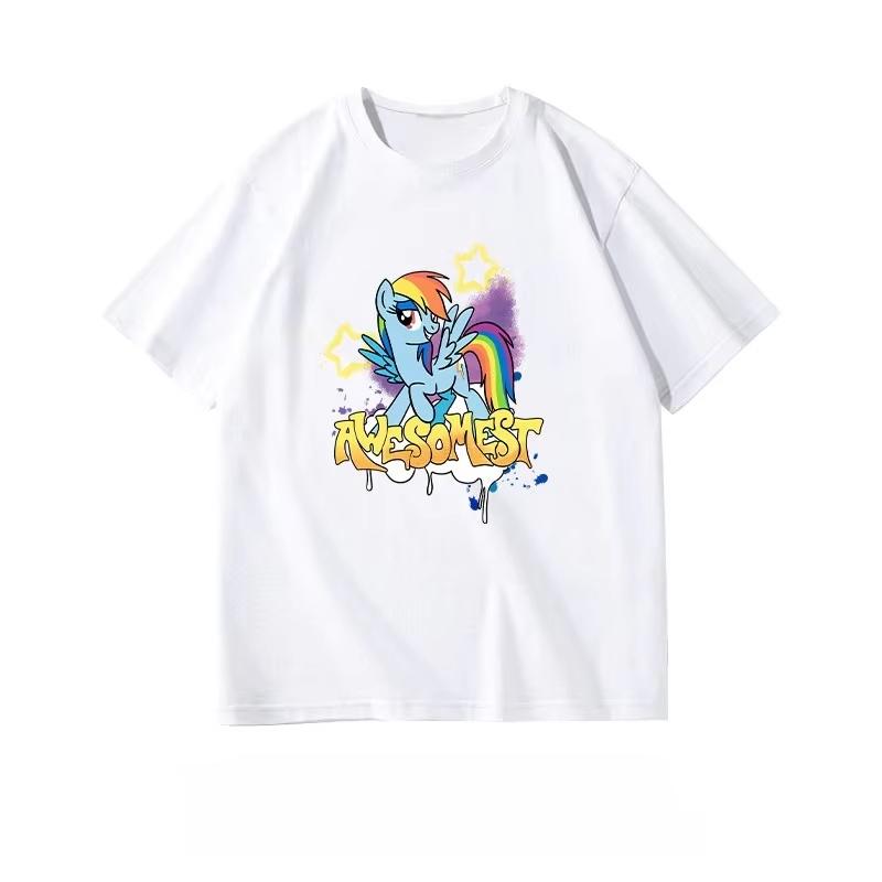 

2026 summer new My cartoonpatterned Tshirt for kids suitable for both boys girls Breathable perfect for a casual look S