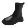 Gothic Boots for Women Fashion Zippers Street Style Short Booties Thick Bottom Women's Ankle Booties