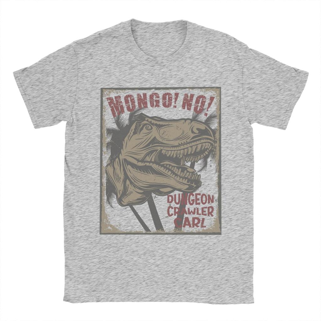 Mongo No Dungeon Crawler Carl T Shirt for Men 100 Cotton Amazing TShirt Crewneck  Tee Shirt Short Sleeve Tops New Arrival