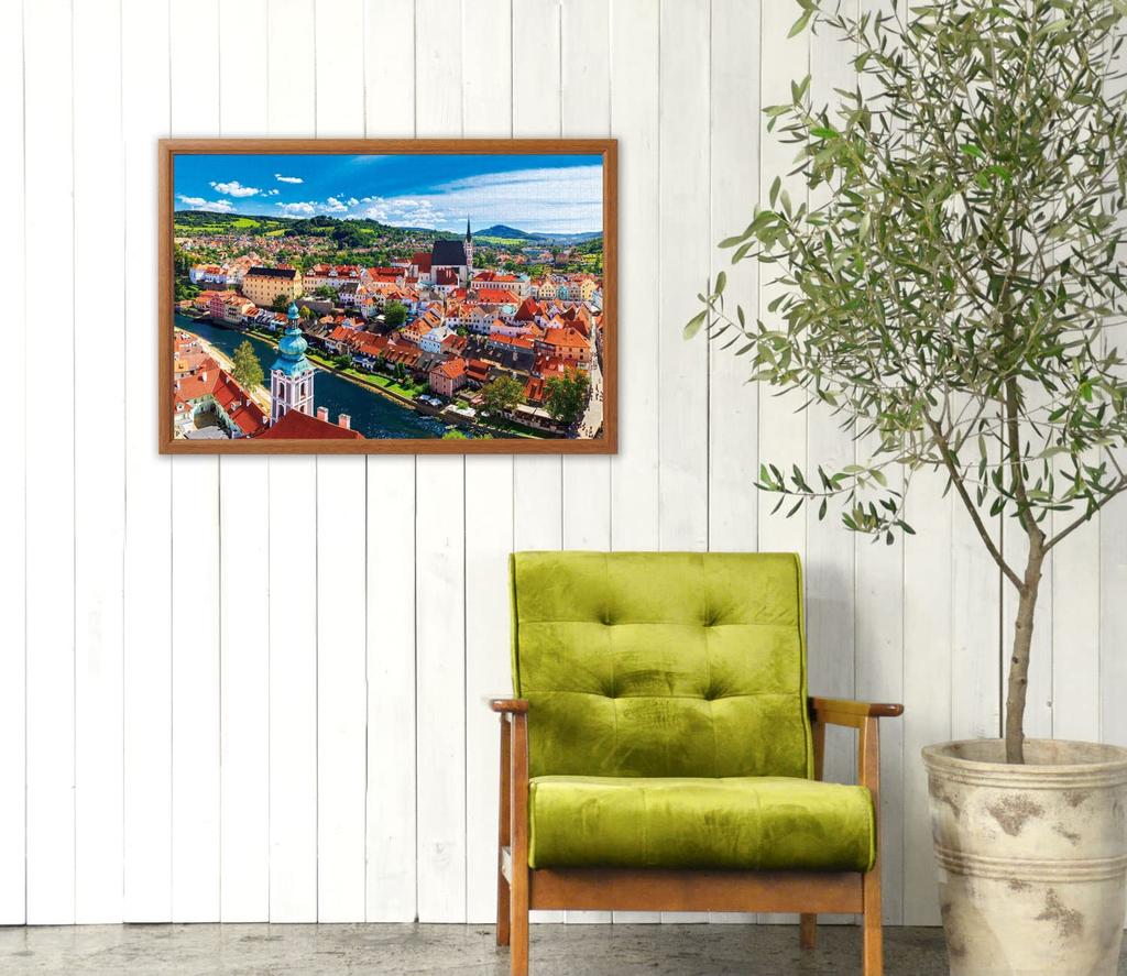 APPLEONE 1000-870 The Most Beautiful City In the World - Cesky Krumlov - (Czech Republic) 1000-Piece Jigsaw Puzzle (75 X 50 Cm) Made In Japan World