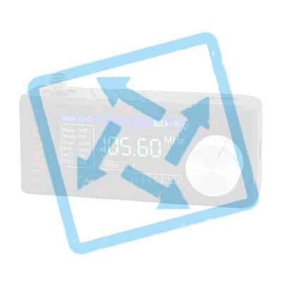 SI4732 0.5-108mhz LSB USB AM FM FM/AM Radio 1.9inch IPS Screen Portable Radio with Antenna All Band Radio Receiver