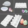 Easter Egg Silicone Mold for Mousse Cake 3D Baking Mold for Chocolate Pudding Jelly Non-Stick Oven Freeze Pan for Dessert
