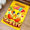 Custom Personalization Tweety Print Area Rug - Soft, Washable Non-Slip Indoor Mat,Living Room,Home&Office Decorative Rug