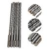 Masonry Drill Bits Carbide Good Strength  210mm Length Spiral 4 Slot High Hardness Rotary Hammer Drill Bit for Concrete