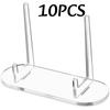 1-11pc Transparent Display Stand Acrylic Badge Pins Multi-functional Holder Desktop Medal Photo Card Display Stand Daily Rack