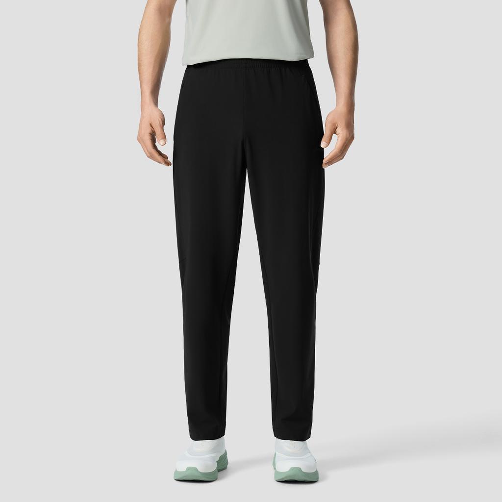 Li Ning Fitness Series Logo Stitching Casual Sports Long Pants Men Bottoms AYKW399-2