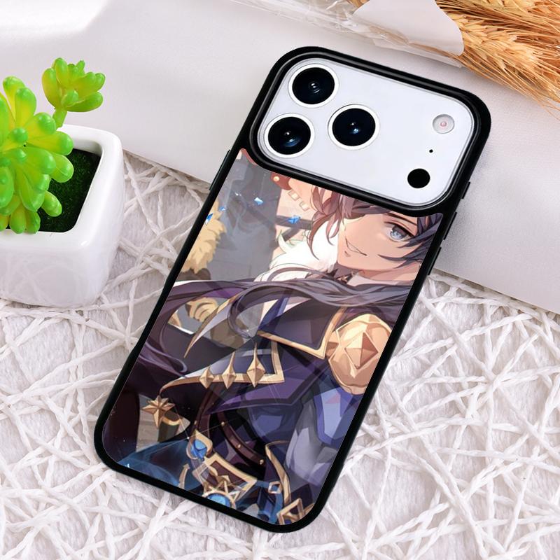 Genshin Impact Kaeya Phone Case for iPhone 17 Air 16 15 11 12 14 13 Pro Max Shockproof Cover